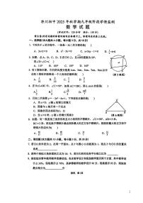 2025-2026学年江苏省泰州市泰兴市济川初级中学九年级上学期12月月考数学试题（有答案）
