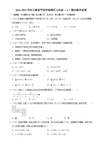 甘肃省平凉市崆峒区2024-2025学年七年级上学期期末数学试卷-A4
