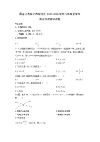 2025-2026学年黑龙江省绥化市绥棱县八年级上学期期末考试数学试卷（学生版）