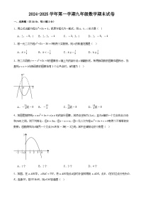 甘肃省武威市凉州区金山九年制学校2024-2025学年上学期九年级数学期末试卷-A4