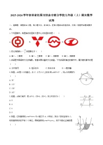 2025-2026学年吉林省松原市扶余市部分学校九年级（上）期末数学试卷-自定义类型