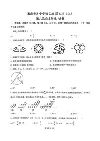 重庆市育才中学校2025-2026学年上学期九年级第九次自主测试数学试卷（月考）