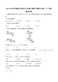 2025-2026学年黑龙江省牡丹江市第六课改子联盟七年级（上）期末数学试卷-自定义类型