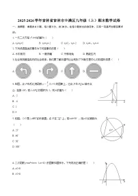 2025-2026学年吉林省吉林市丰满区九年级（上）期末数学试卷-自定义类型