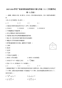 2025-2026学年广东省深圳实验学校初中部七年级（上）月考数学试卷（1月份）（含答案+解析）