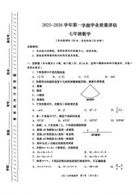 青海省海东市平安区2025-2026学年七年级上学期1月期末数学试题
