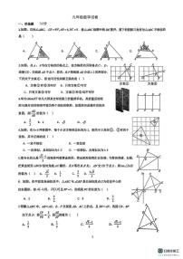 广东省深圳市高级中学（南区）2025-2026学年九年级上学期第二次月考数学试卷（月考）