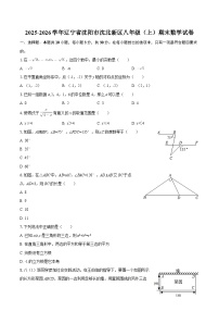 2025-2026学年辽宁省沈阳市沈北新区八年级（上）期末数学试卷-自定义类型