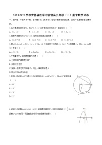 2025-2026学年吉林省松原市前郭县九年级（上）期末数学试卷-自定义类型