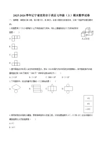 2025-2026学年辽宁省沈阳市于洪区七年级（上）期末数学试卷-自定义类型