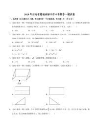 2025年云南省楚雄州禄丰市中考数学一模试卷(有答案)