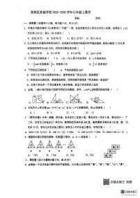广东省深圳市龙岗区实验学校2026学年上学期七年级数学1月月考试卷（月考）