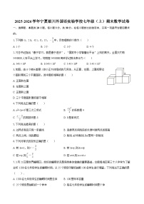 2025-2026学年宁夏银川外国语实验学校七年级（上）期末数学试卷-自定义类型