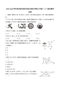 2025-2026学年吉林省松原市扶余市部分学校八年级（上）期末数学试卷-自定义类型