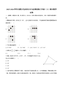 2025-2026学年内蒙古巴彦淖尔市乌拉特前旗八年级（上）期末数学试卷-自定义类型