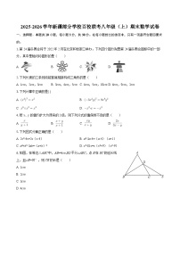 2025-2026学年新疆部分学校百校联考八年级（上）期末数学试卷-自定义类型