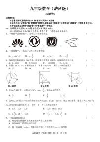 2025~2026学年安徽省淮北市部分学校上学期12月月考九年级数学试题（有答案)