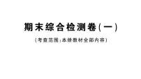 初中数学新华东师大版八年级下册期末综合检测卷（一）作业课件（2026春）（放映显示答案）