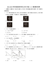 2024-2025学年河南省郑州市巩义市八年级（上）期末数学试卷含答案