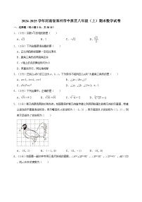 2024-2025学年河南省郑州市中原区八年级（上）期末数学试卷含答案