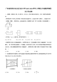广东省深圳市宝安区宝安中学2025-2026学年上学期九年级数学第四次月考试卷-自定义类型