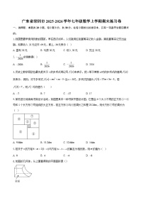 广东省深圳市2025-2026学年七年级数学上学期期末练习卷-自定义类型