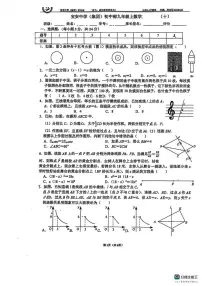 广东省深圳市宝安区宝安中学2025-2026学年九年级上学期数学月考试卷（10）