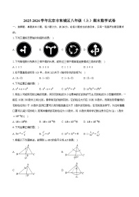 2025-2026学年北京市东城区八年级（上）期末数学试卷（含答案+解析）