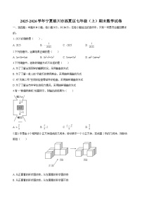 宁夏银川市西夏区2025-2026学年七年级上学期期末 数学试卷