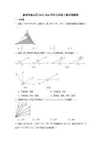 山东省泰安市泰山区2025-2026学年上学期七年级 数学期末预测卷（五四学制）
