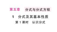 北师大版（2024）八年级下册（2024）1  分式及其基本性质作业ppt课件