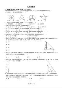 湖北省武汉七一华源学校2025-2026学年上学期九年级1月月考数学试卷