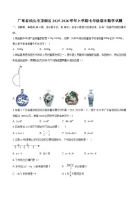 广东省汕头市龙湖区2025-2026学年上学期七年级期末数学试题-自定义类型