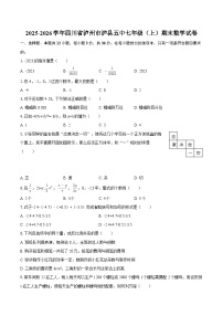 2025-2026学年四川省泸州市泸县五中七年级（上）期末数学试卷-自定义类型