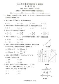 福建省泉州市永春县2025-2026学年九年级上学期1月期末数学试题