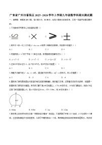 广东省广州市番禺区2025--2026学年上学期九年级数学科期末测试题-自定义类型