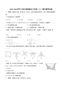 2025-2026学年上海市浦东新区七年级（上）期末数学试卷-自定义类型