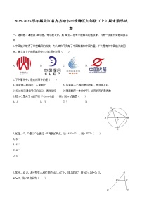 2025-2026学年黑龙江省齐齐哈尔市铁锋区九年级（上）期末数学试卷-自定义类型