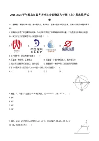2025-2026学年黑龙江省齐齐哈尔市铁锋区九年级（上）期末数学试卷-自定义类型
