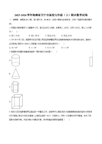 2025-2026学年海南省万宁市某校七年级（上）期末数学试卷-自定义类型