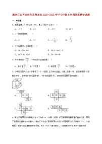 黑龙江省齐齐哈尔市拜泉县2025~2026学年七年级上册期末数学试题【附解析】