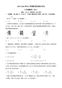 河南省驻马店市 汝南县一中，县二中，县三中联考2025-2026学年八年级上学期1月期末数学试题（原卷版+解析版）