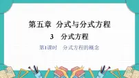 初中数学3 分式方程教课ppt课件