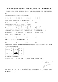 2025-2026学年河北省张家口市桥东区八年级（上）期末数学试卷-自定义类型