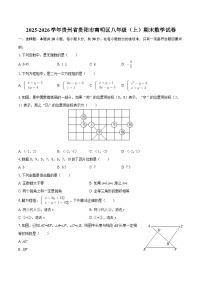 2025-2026学年贵州省贵阳市南明区八年级（上）期末数学试卷-自定义类型