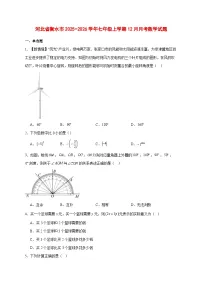 2025-2026学年河北省衡水市七年级上册12月月考数学试卷 [附答案]