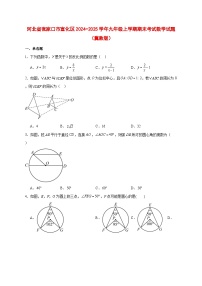 2025-2026学年河北省张家口市宣化区2024−2025学年九年级上册期末考试数学试卷（冀教版） [附答案]