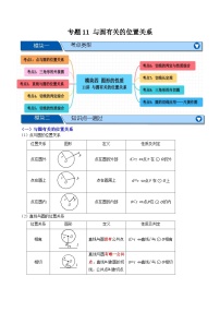专题11 与圆有关的位置关系【九大考点+知识串讲】-2026年中考数学总复习重难考点强化训练（全国通用）(原卷版+解析版）