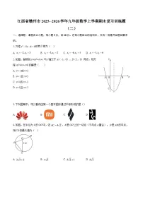 江西省赣州市2025--2026学年九年级数学上学期期末复习训练题（二）-自定义类型