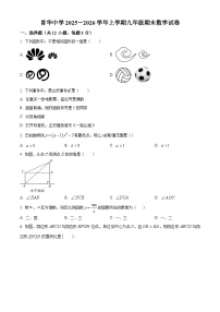 河北省邯郸市育华中学2025-2026学年上学期九年级期末数学试卷（原卷版+解析版）